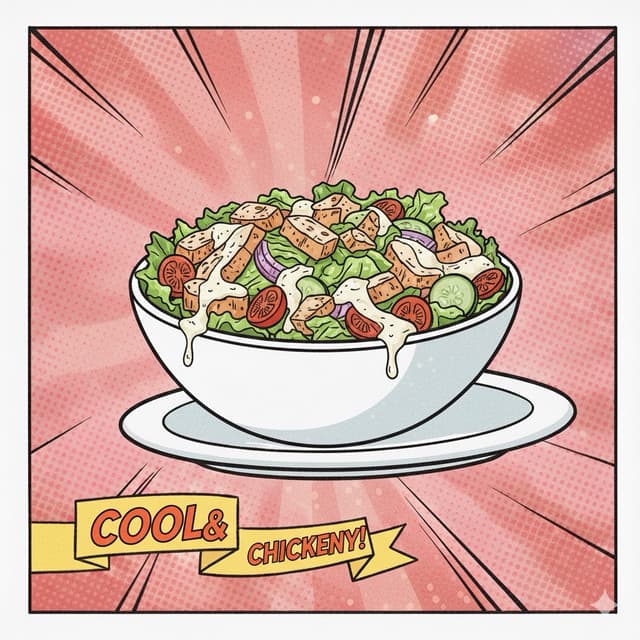 Δροσερή κοτοσαλάτα