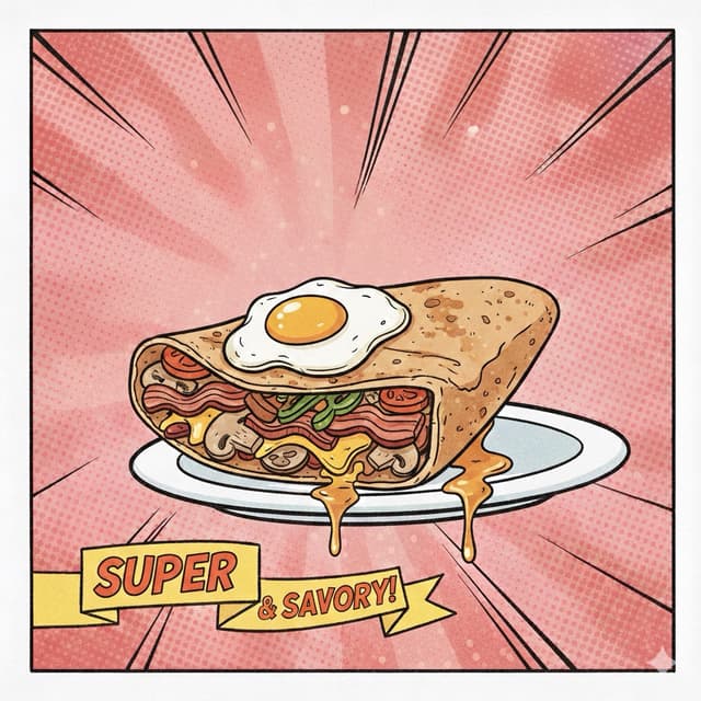 Αλμυρές κρέπες φαντασία